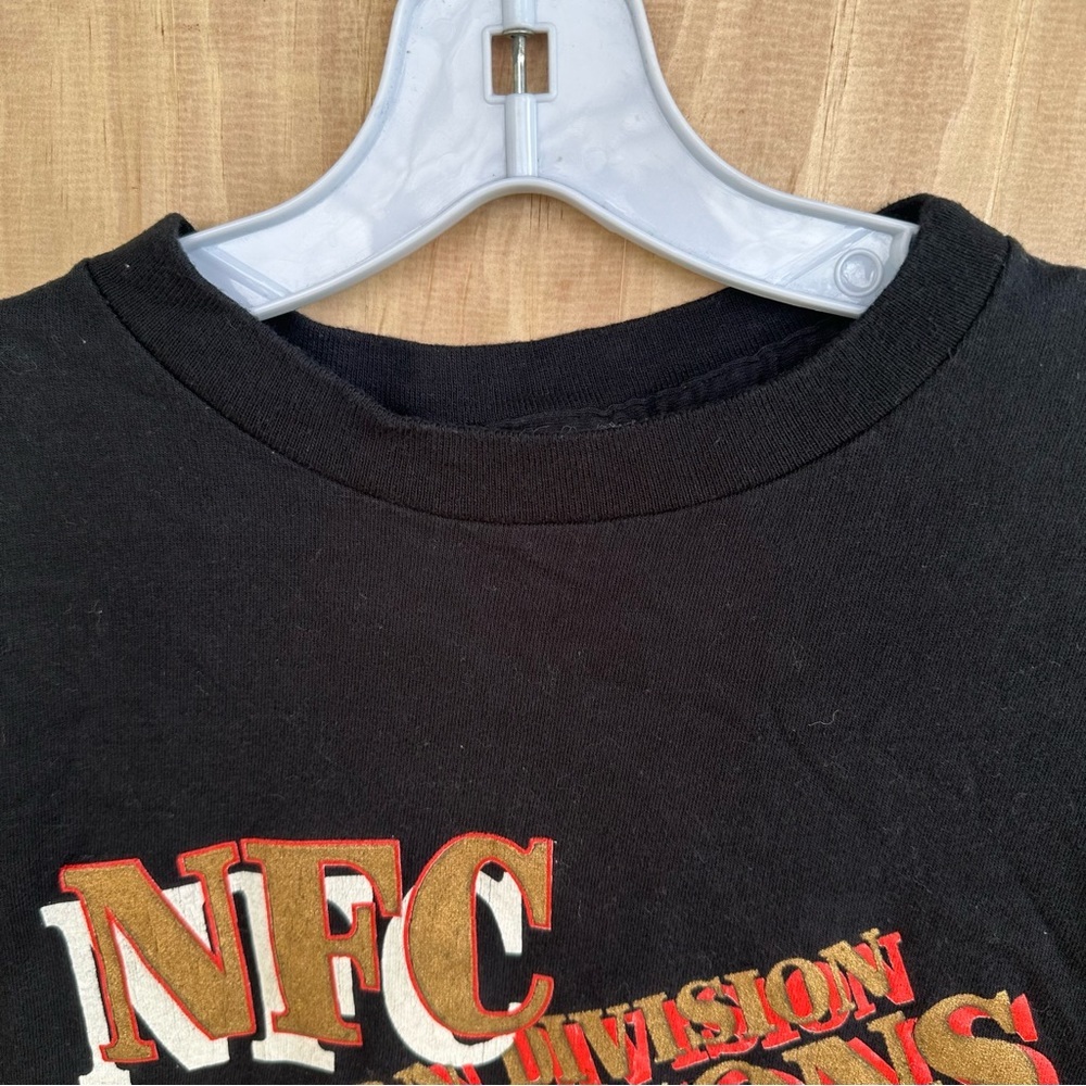 Vintage 1990 San Francisco 49ers Single Stitch T-shirt Size Medium Made USA - Picture 5 of 13